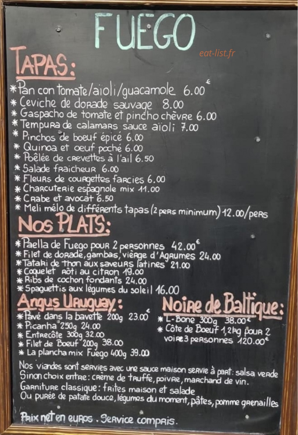 Fuego — carte page 1