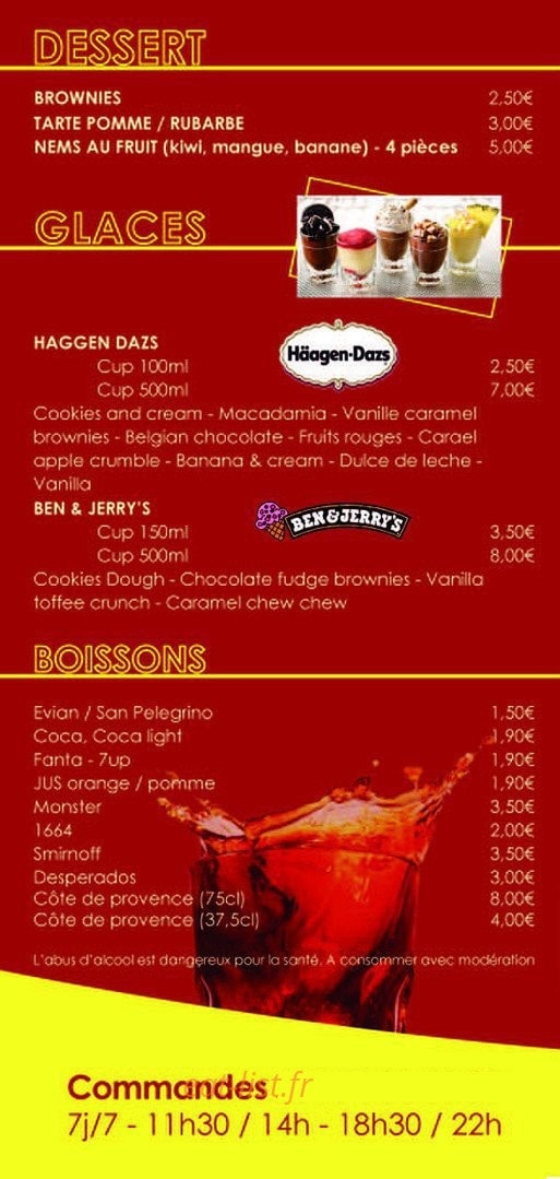 La Cigale — carte page 2