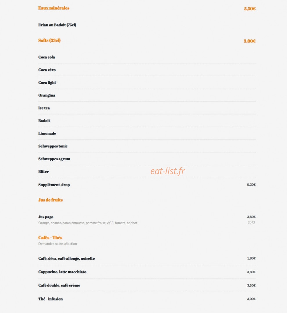 La Crevette — carte page 5