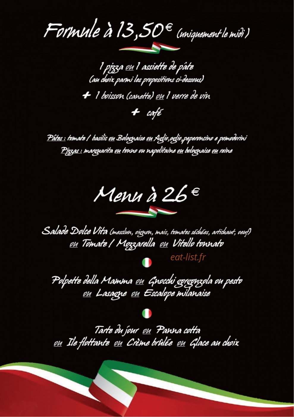 La Dolce Vita — carte page 6