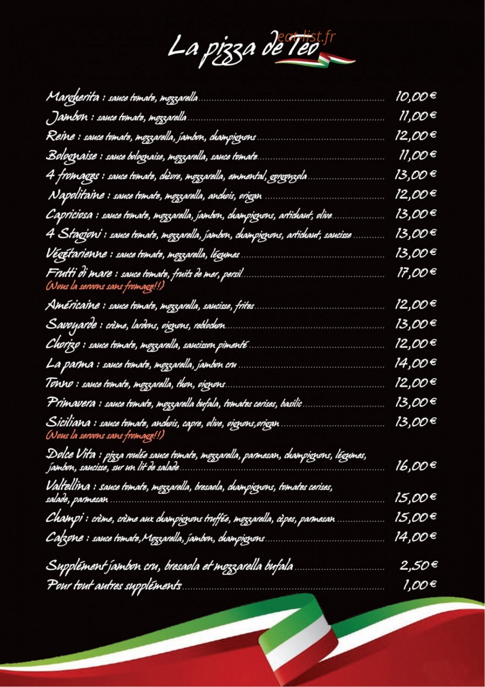 La Dolce Vita — carte page 5