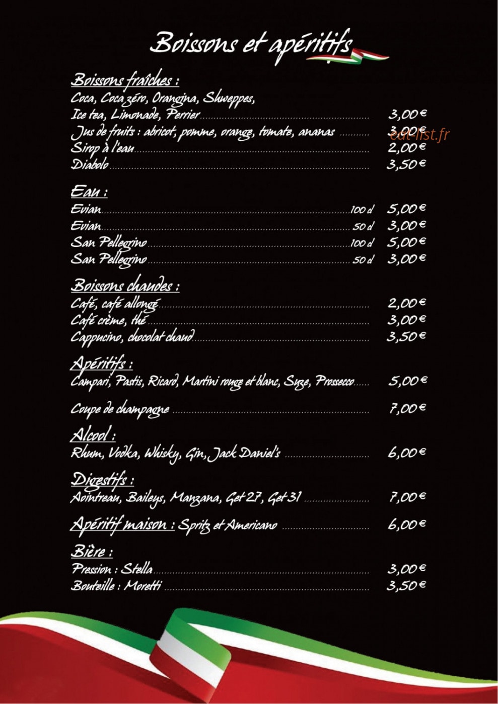La Dolce Vita — carte page 10