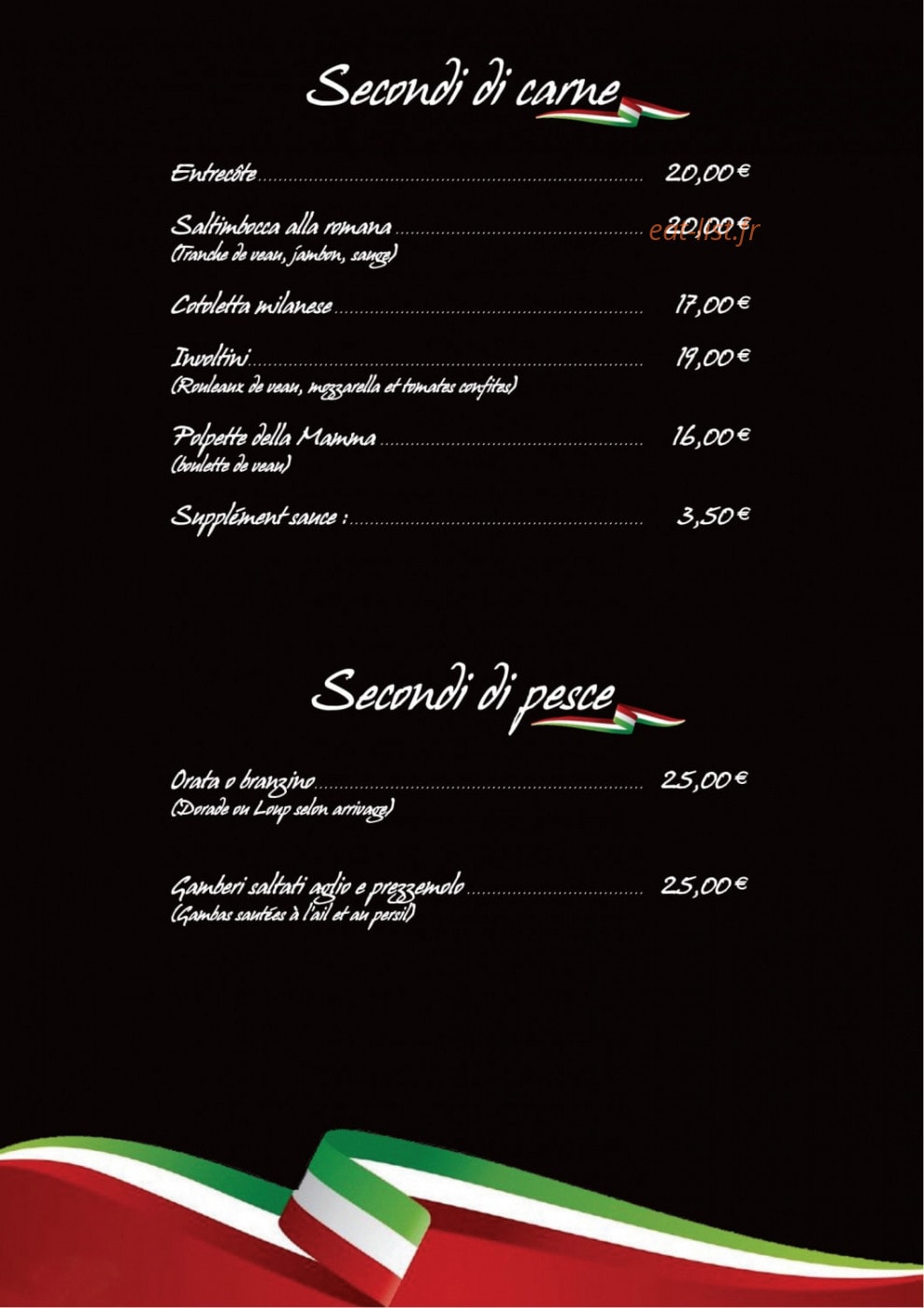 La Dolce Vita — carte page 4