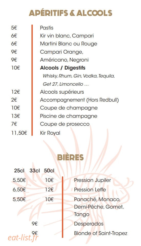 La Rascasse — carte page 12