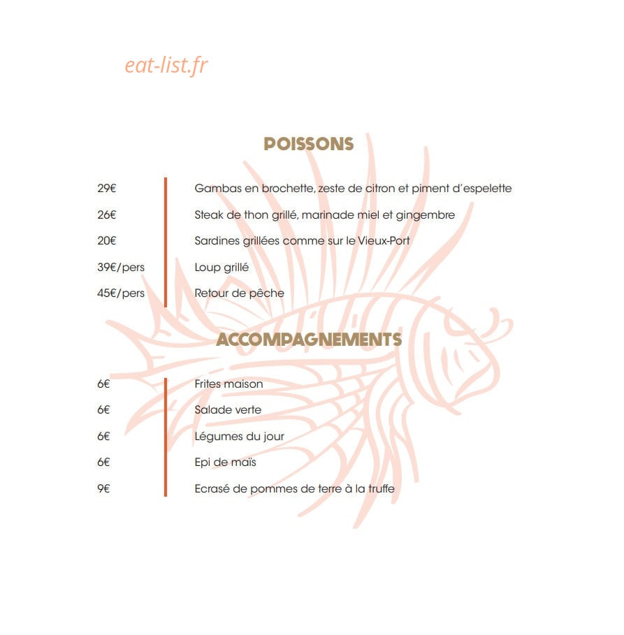 La Rascasse — carte page 5