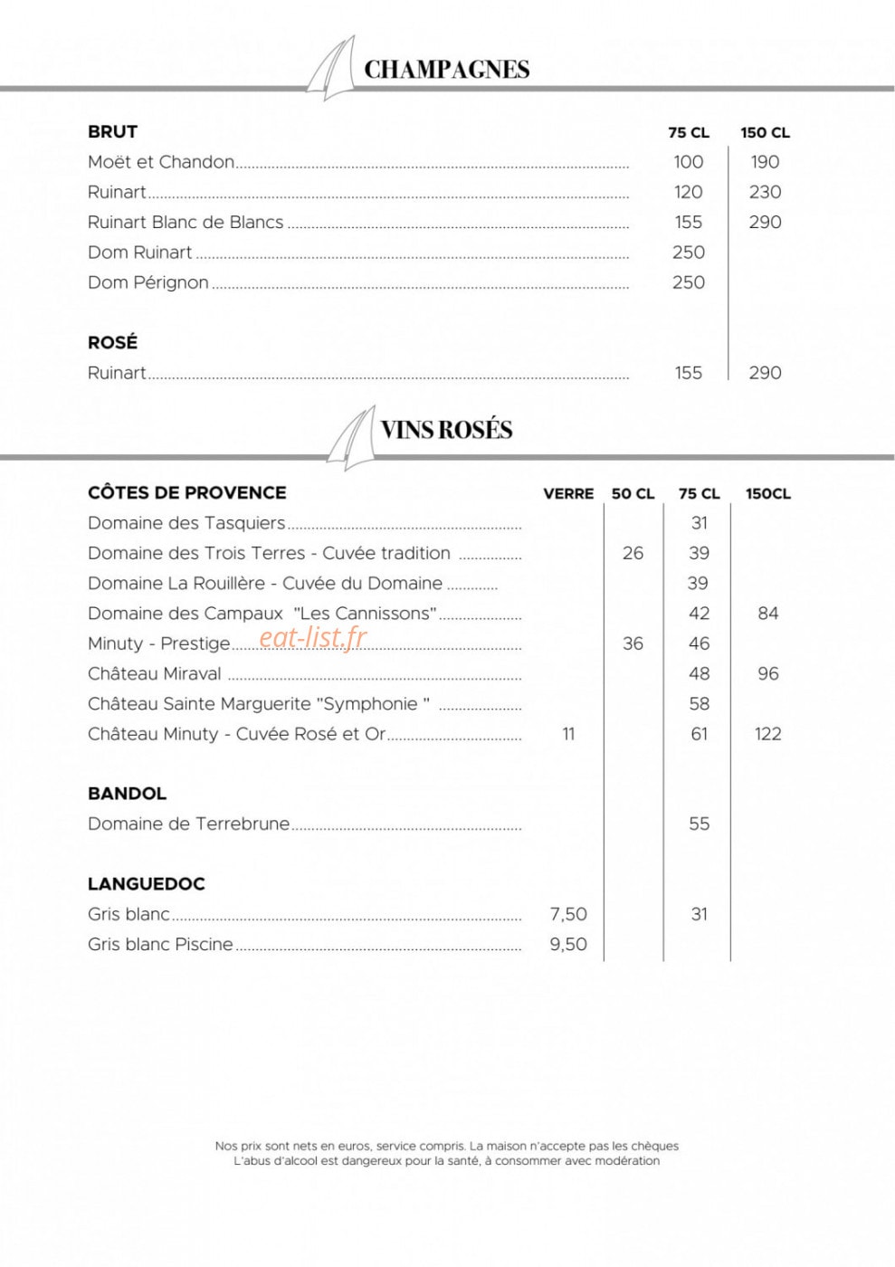 La Voile — carte page 6