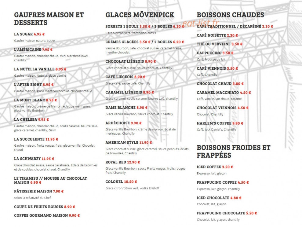 Le Brooklyn 83 — carte page 2