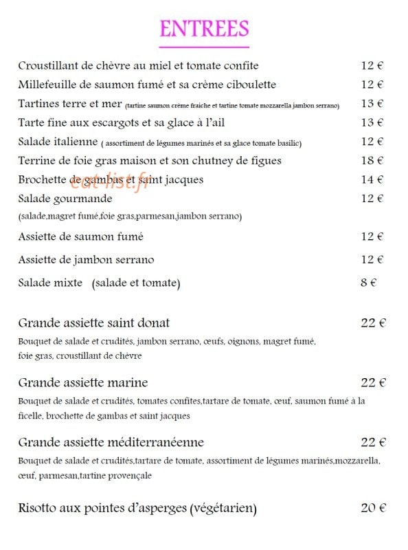 Le Mas Saint Donat — carte page 3