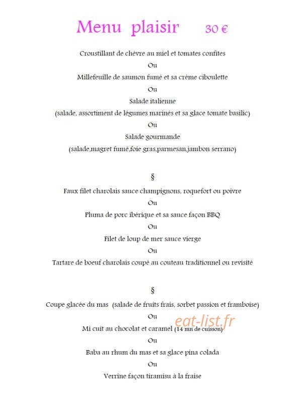 Le Mas Saint Donat — carte page 1