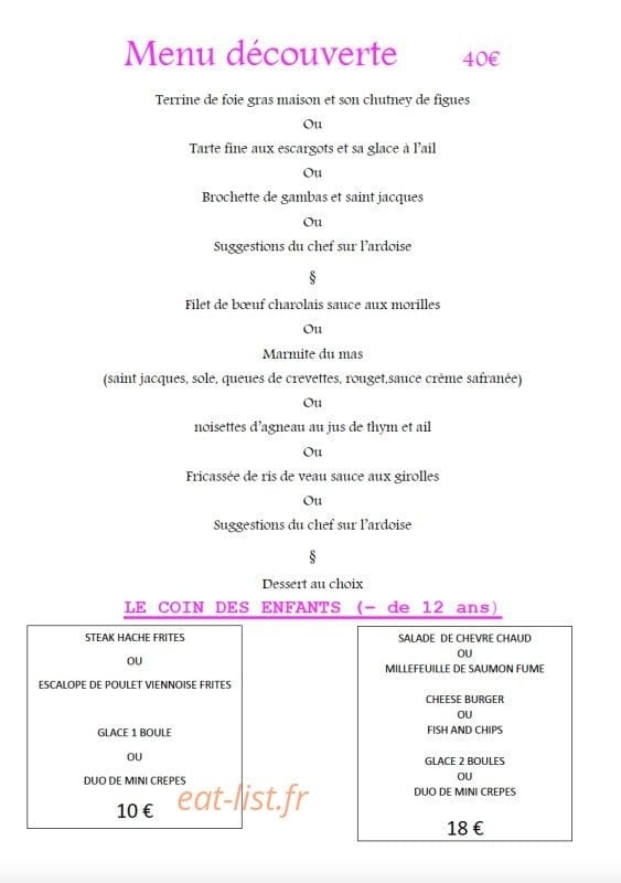 Le Mas Saint Donat — carte page 2