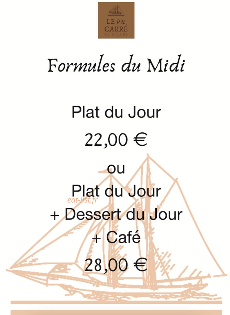 Le P'ti Carre — carte page 4