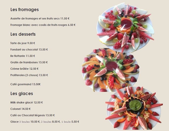 Le Saint Barth — carte page 6