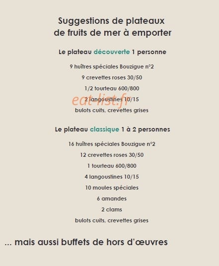 Le Saint Barth — carte page 1