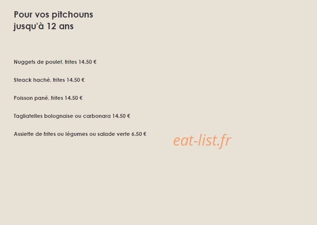 Le Saint Barth — carte page 7