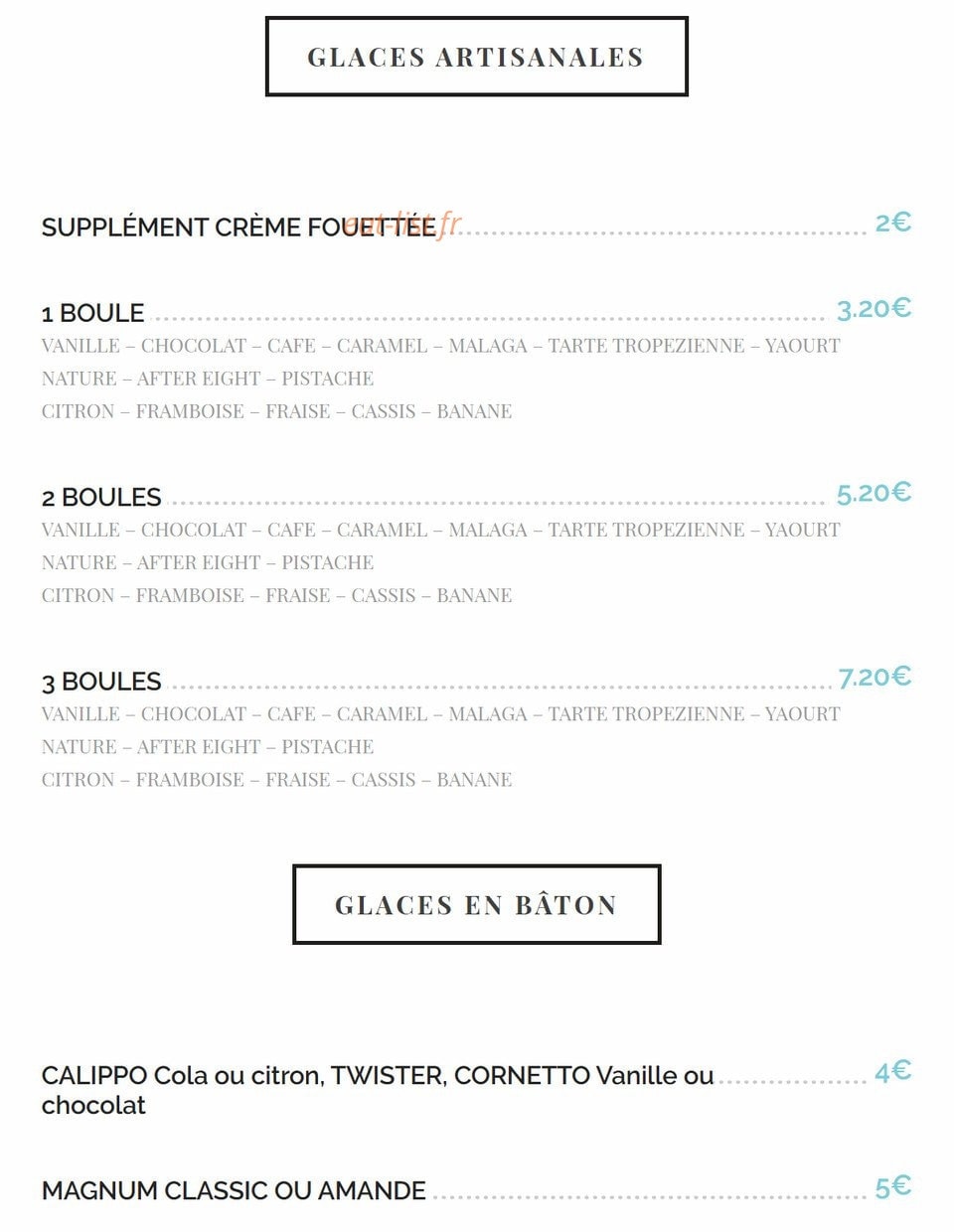 Les Copains d'Abord — carte page 5
