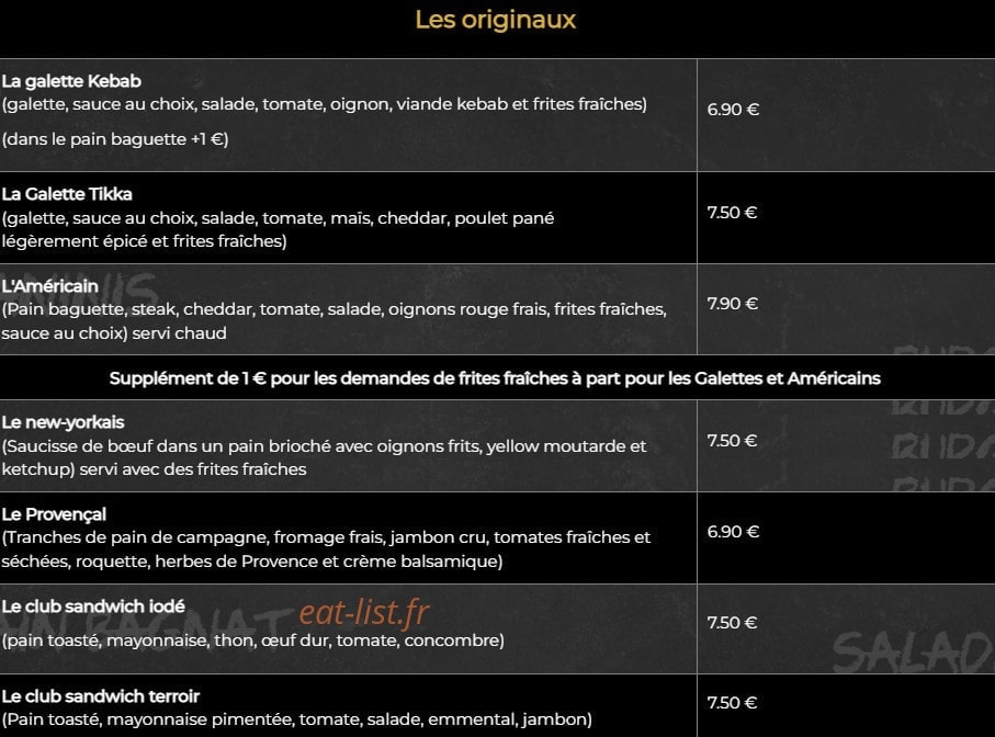Little Café — carte page 5