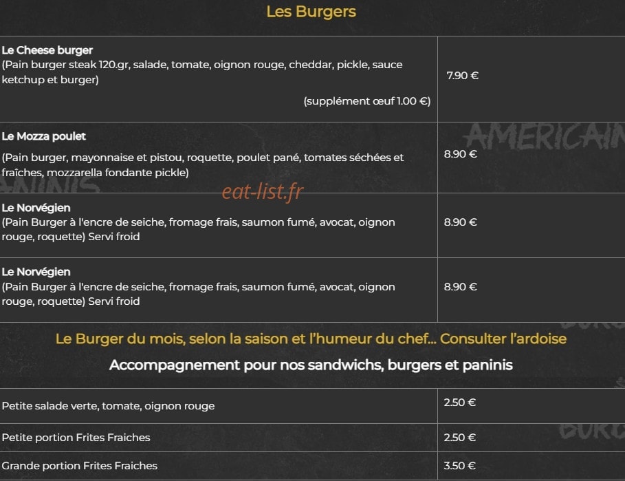 Little Café — carte page 3