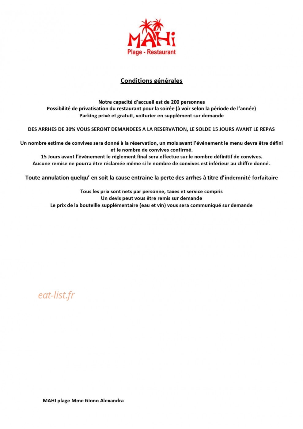 Mahi-Plage — carte page 11