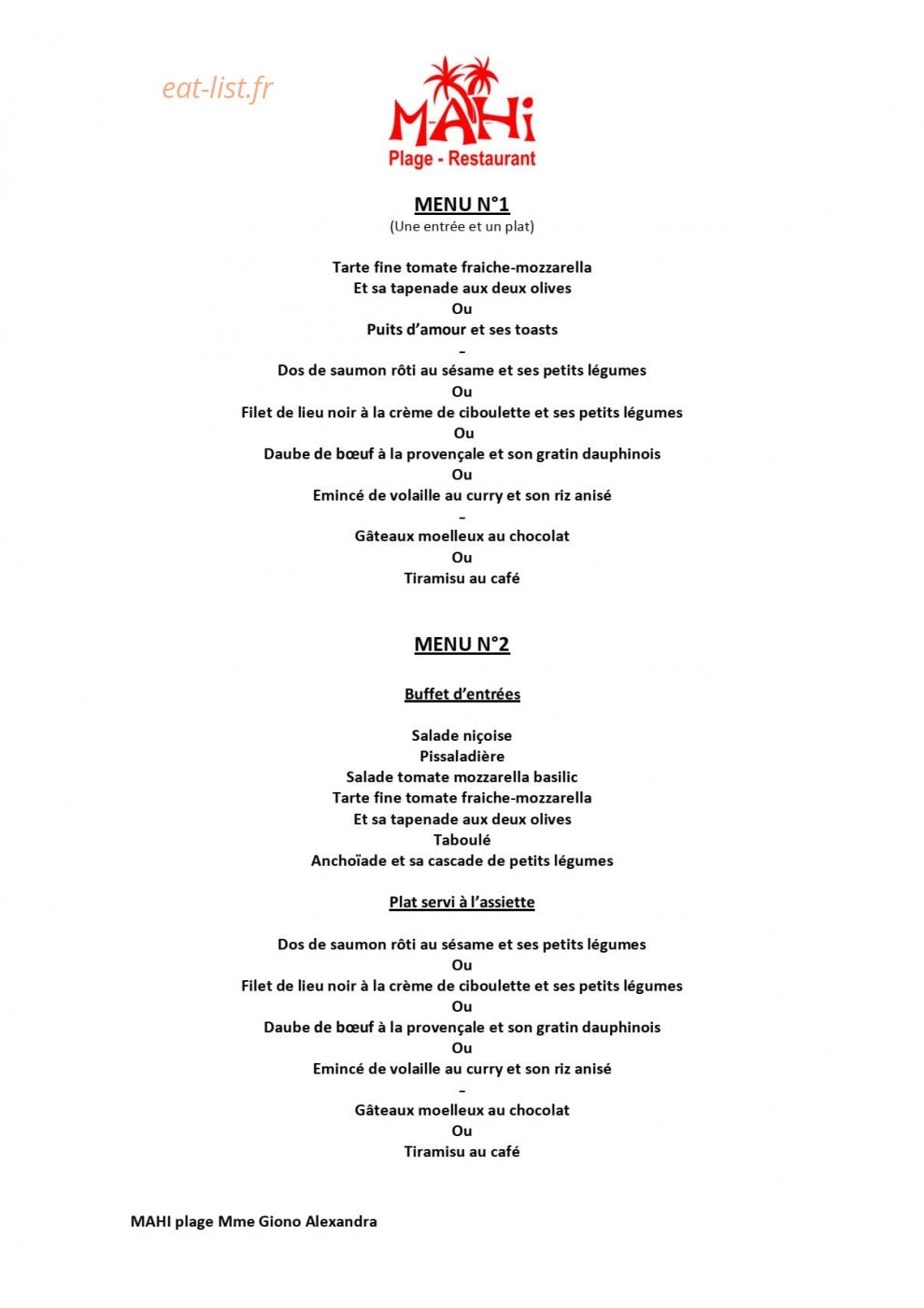Mahi-Plage — carte page 8