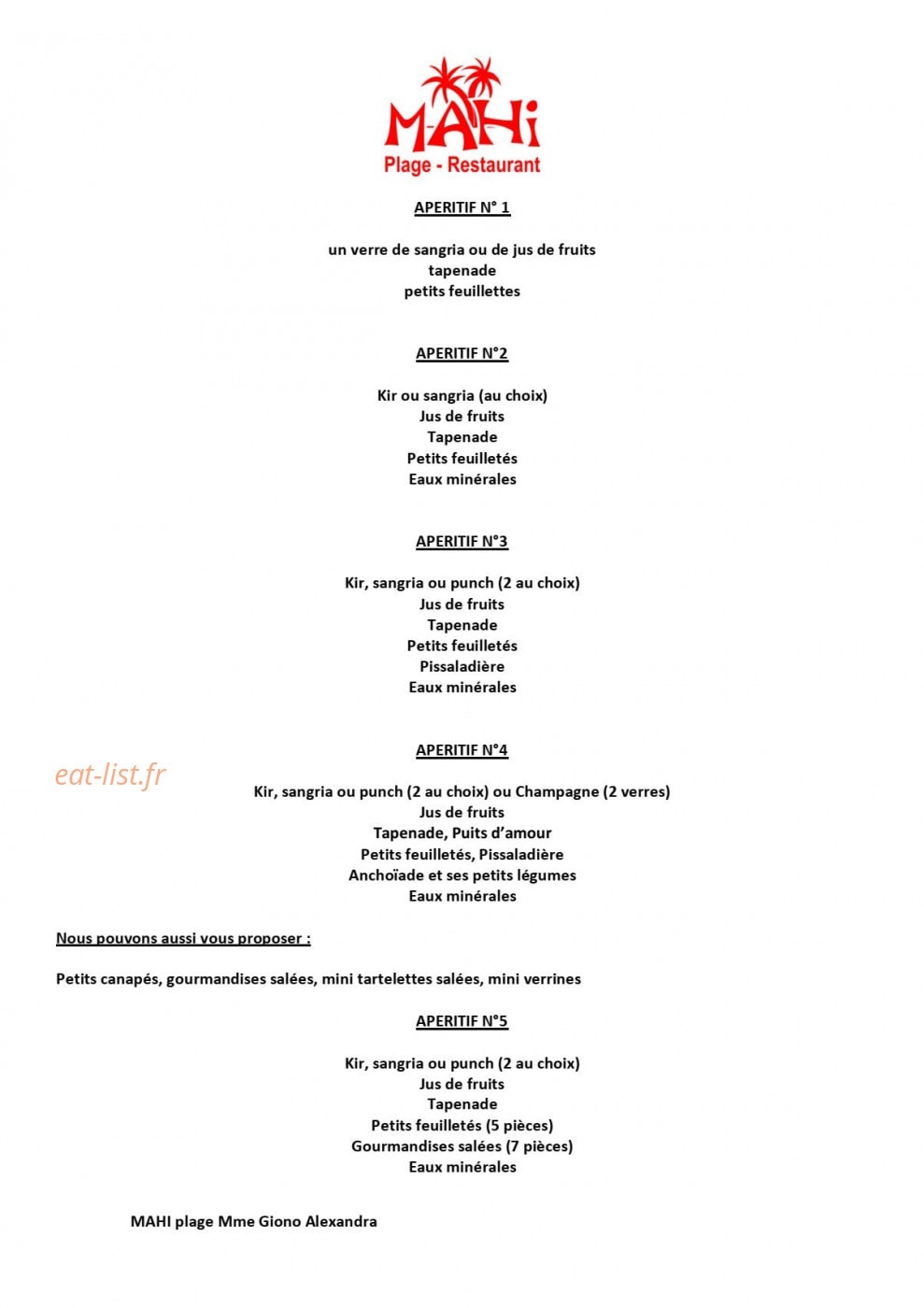 Mahi-Plage — carte page 7
