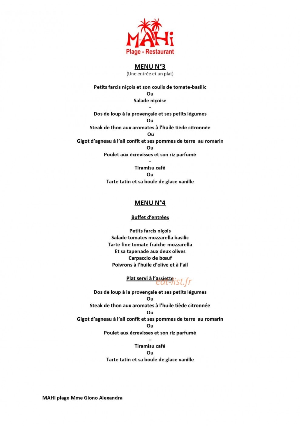 Mahi-Plage — carte page 9