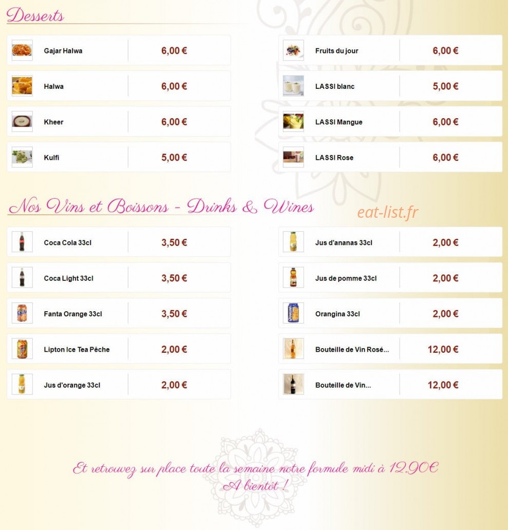 Restaurant namaste sainte maxime