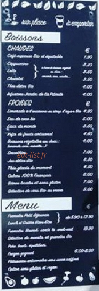 Peanut's Café — carte page 1