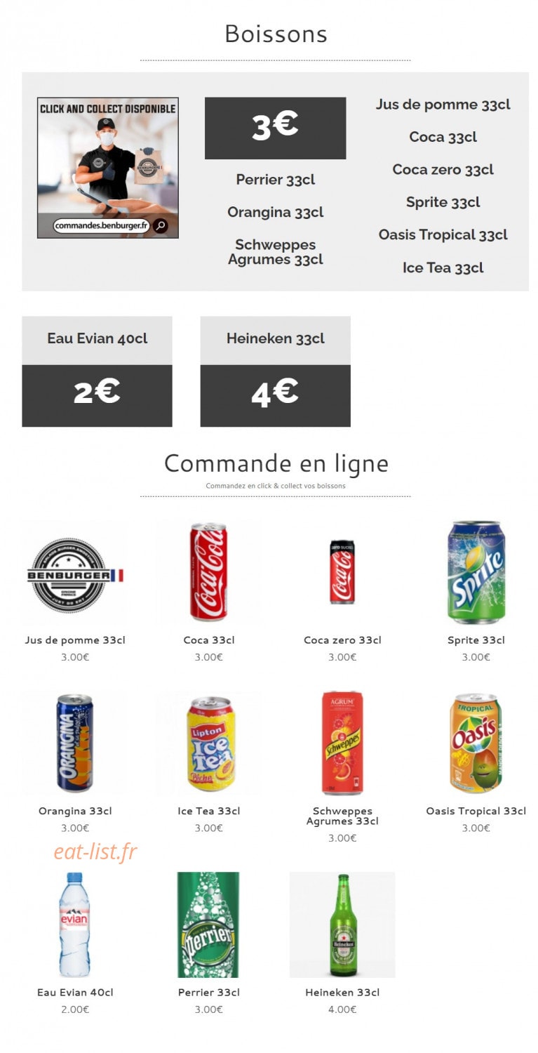 BenBurger — carte page 6