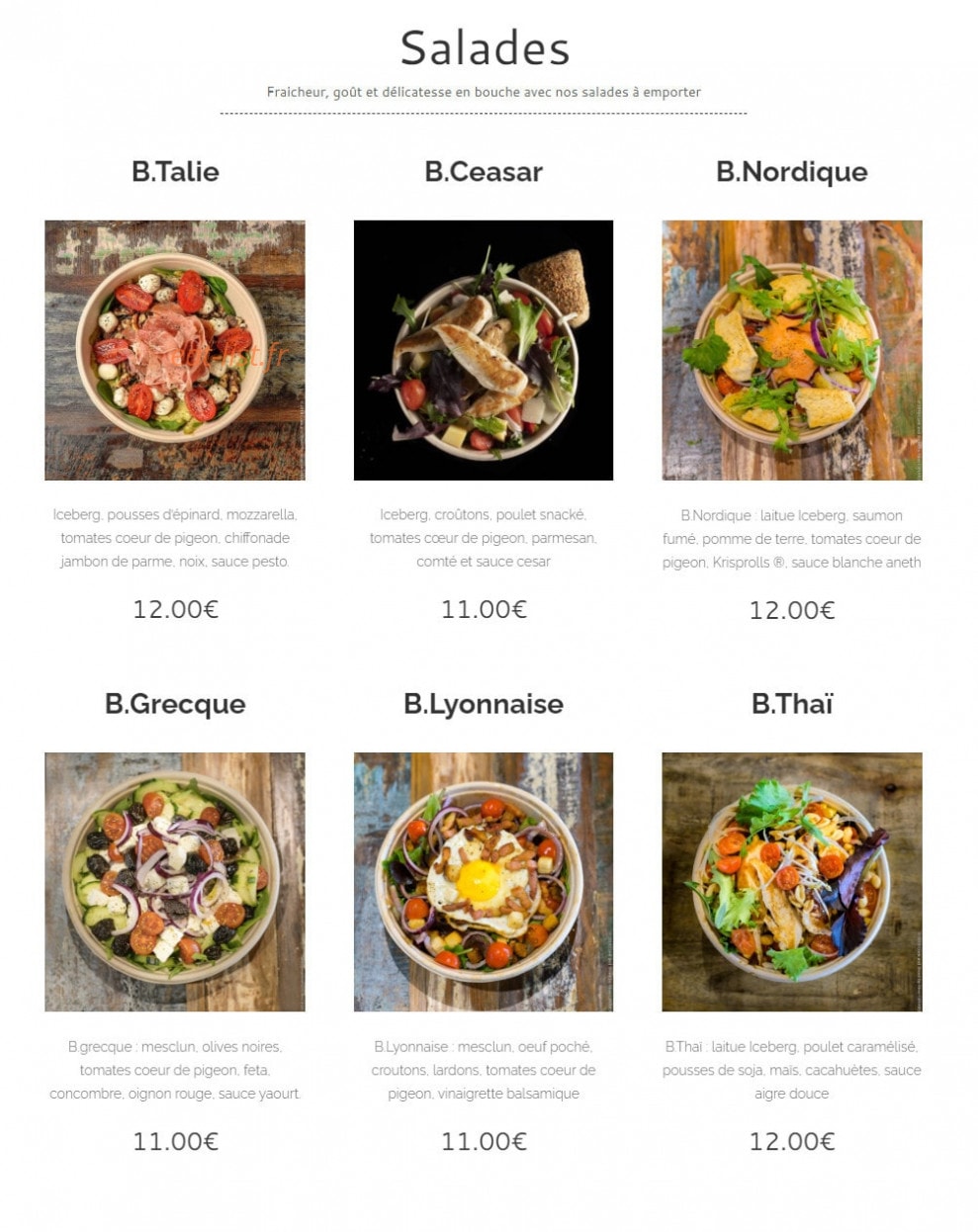 BenBurger — carte page 3