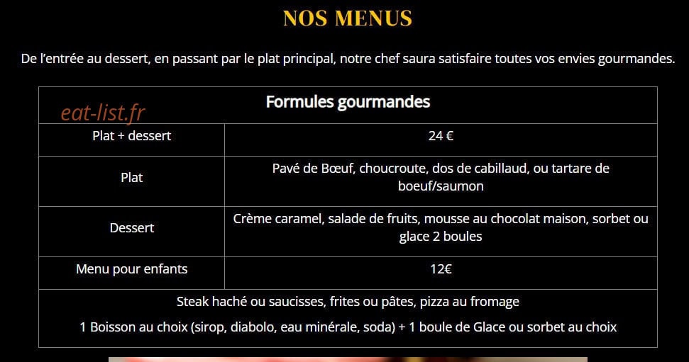 Brasserie Grimbergen — carte page 5
