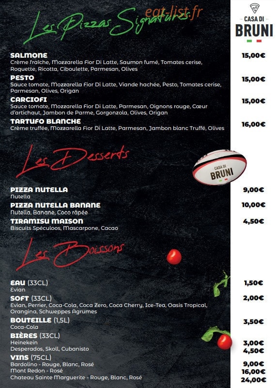 Casa Di Bruni — carte page 4