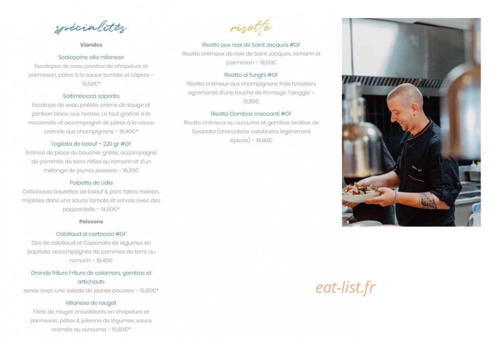 Il Ristorante — carte page 4