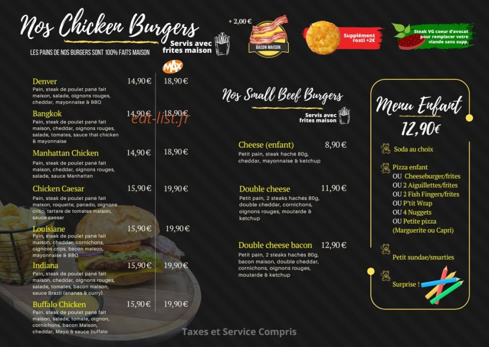 Carte et menu de Pietra Foci Pizza à Gareoult — Burgers