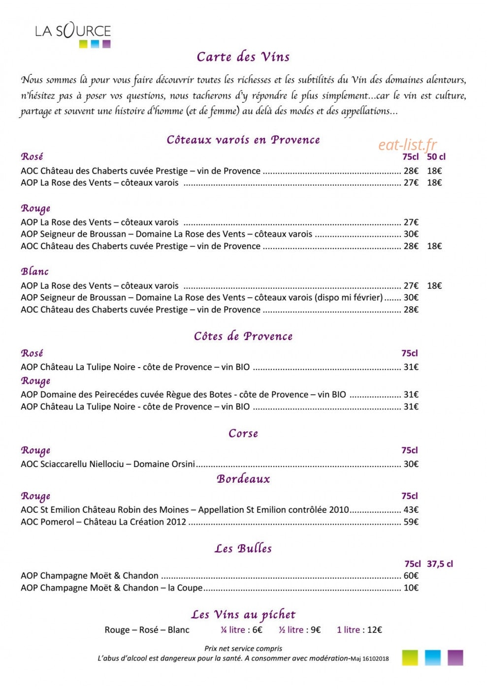 La Source — carte page 3