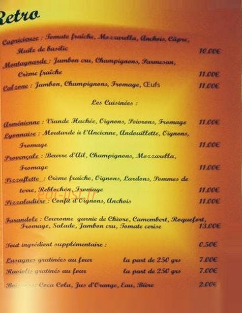 Le retro — carte page 3