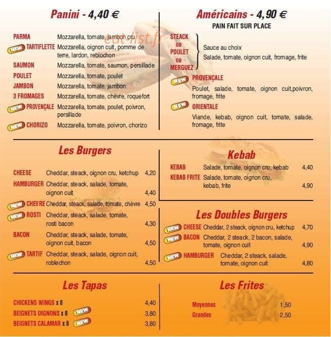 Chez Jiji — carte page 2