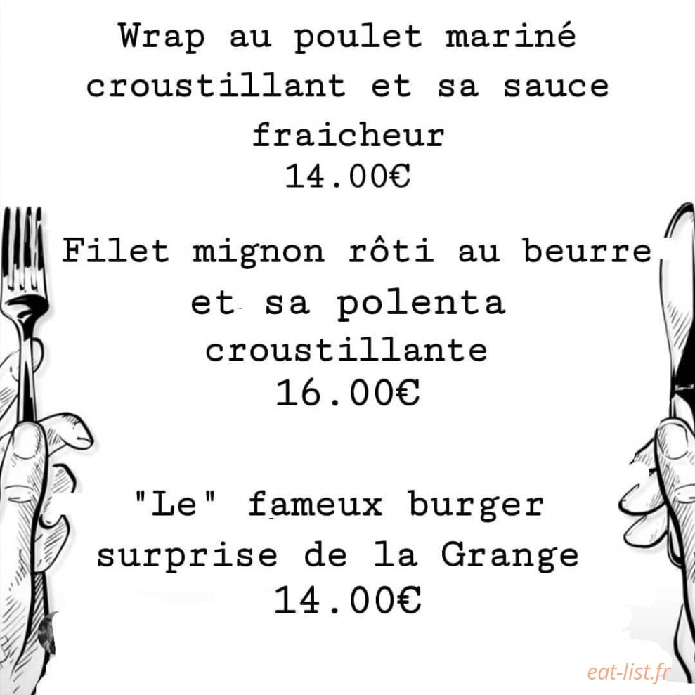 La Grange — carte page 2