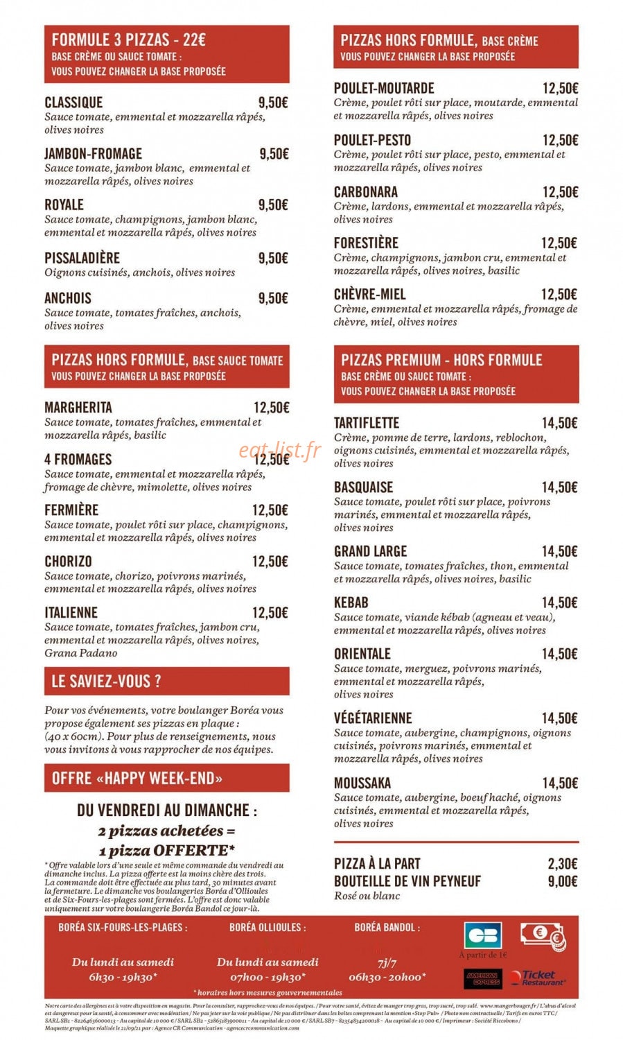 Boréa — carte page 6