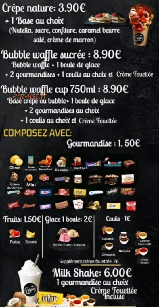 Crêpes 4 You — carte page 8