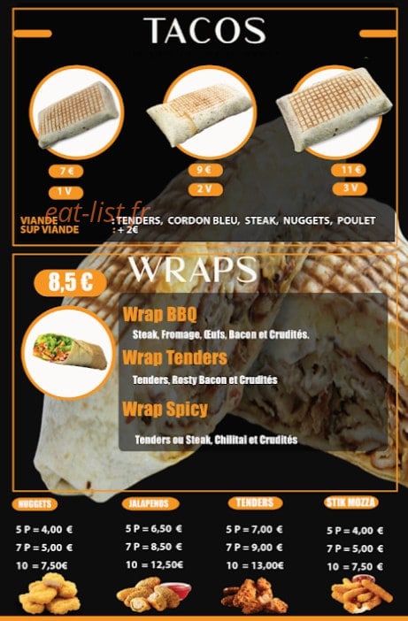 Food spot — carte page 2