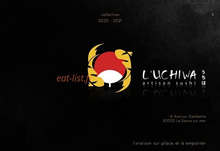 Carte et menu L'Uchiwa artisan sushi Six-Fours-les-Plages