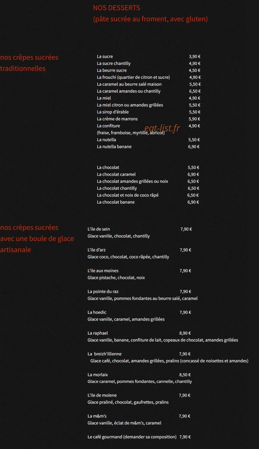 La Cidrerie — carte page 4