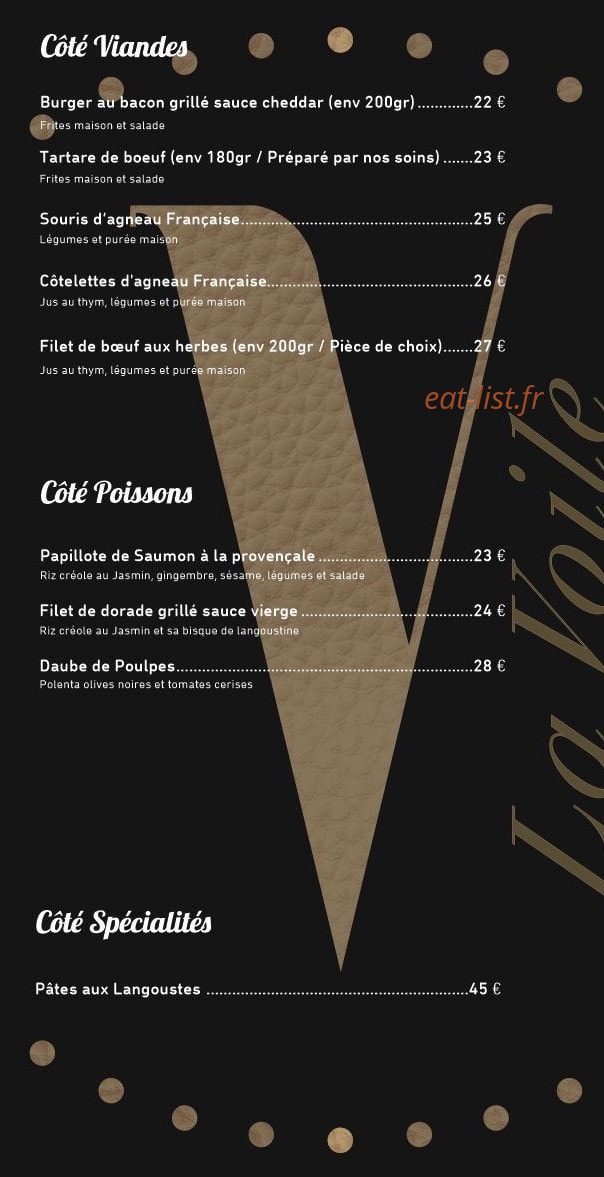 La Voile — carte page 2