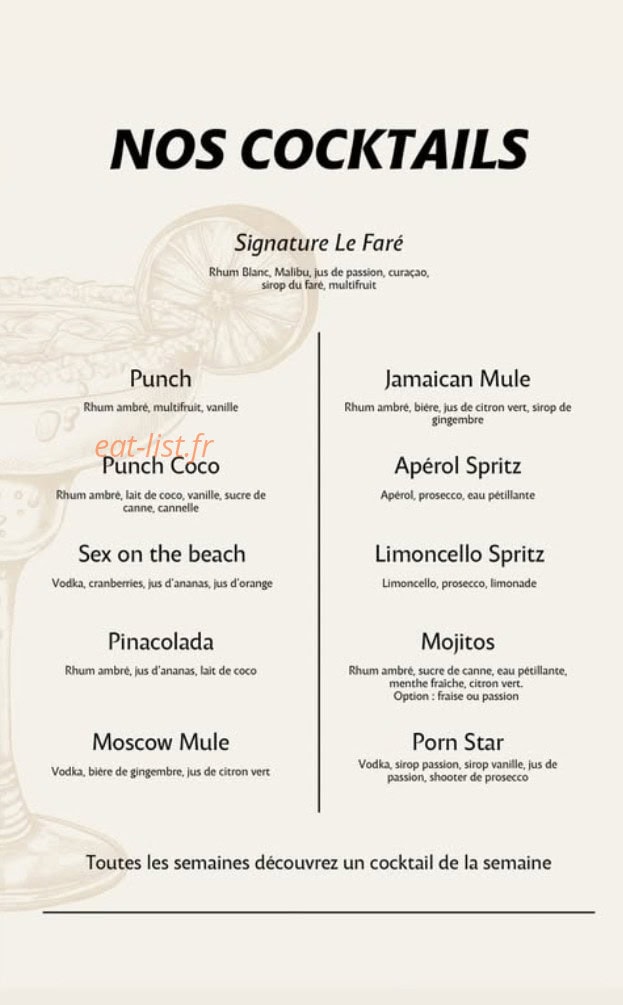Le Faré — carte page 2