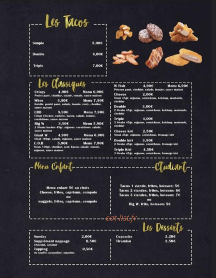 Le W10 — carte page 2