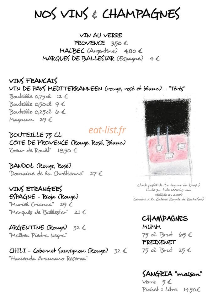 M Café — carte page 14