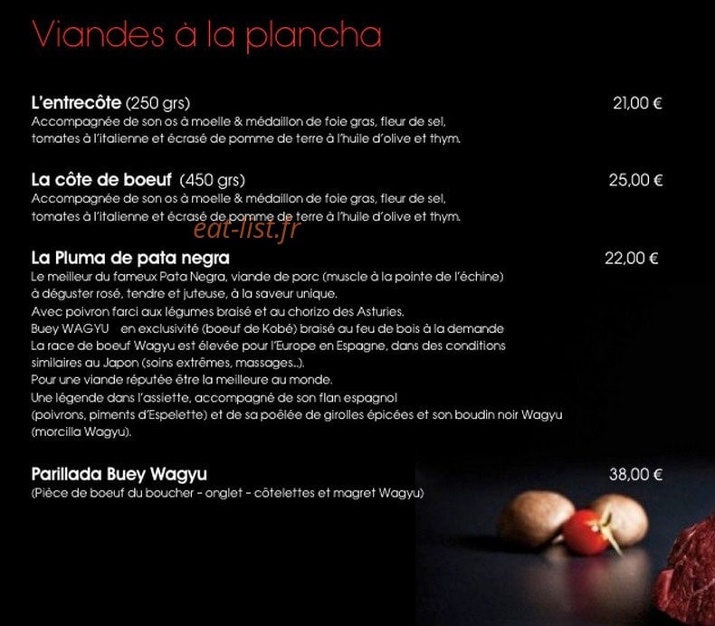 M Café — carte page 4