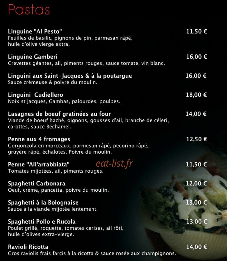 M Café — carte page 3