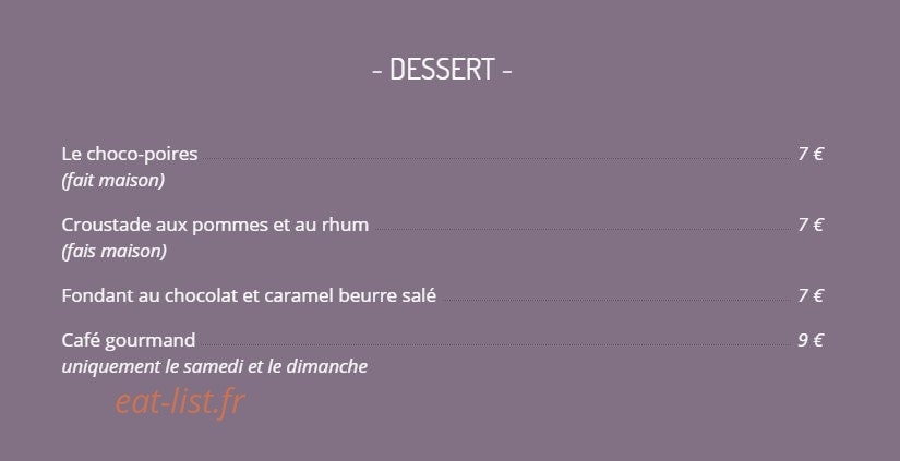 Restaurant Lou Figuier — carte page 3