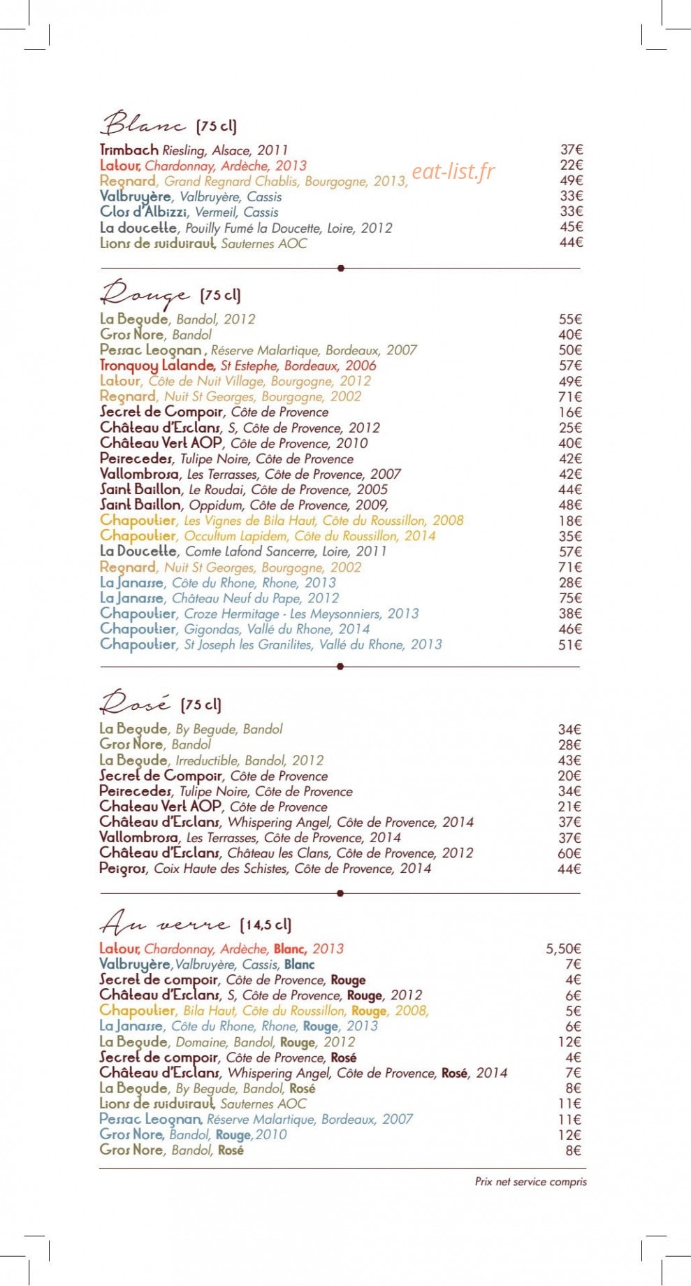 Autour de l'Apéro — carte page 2